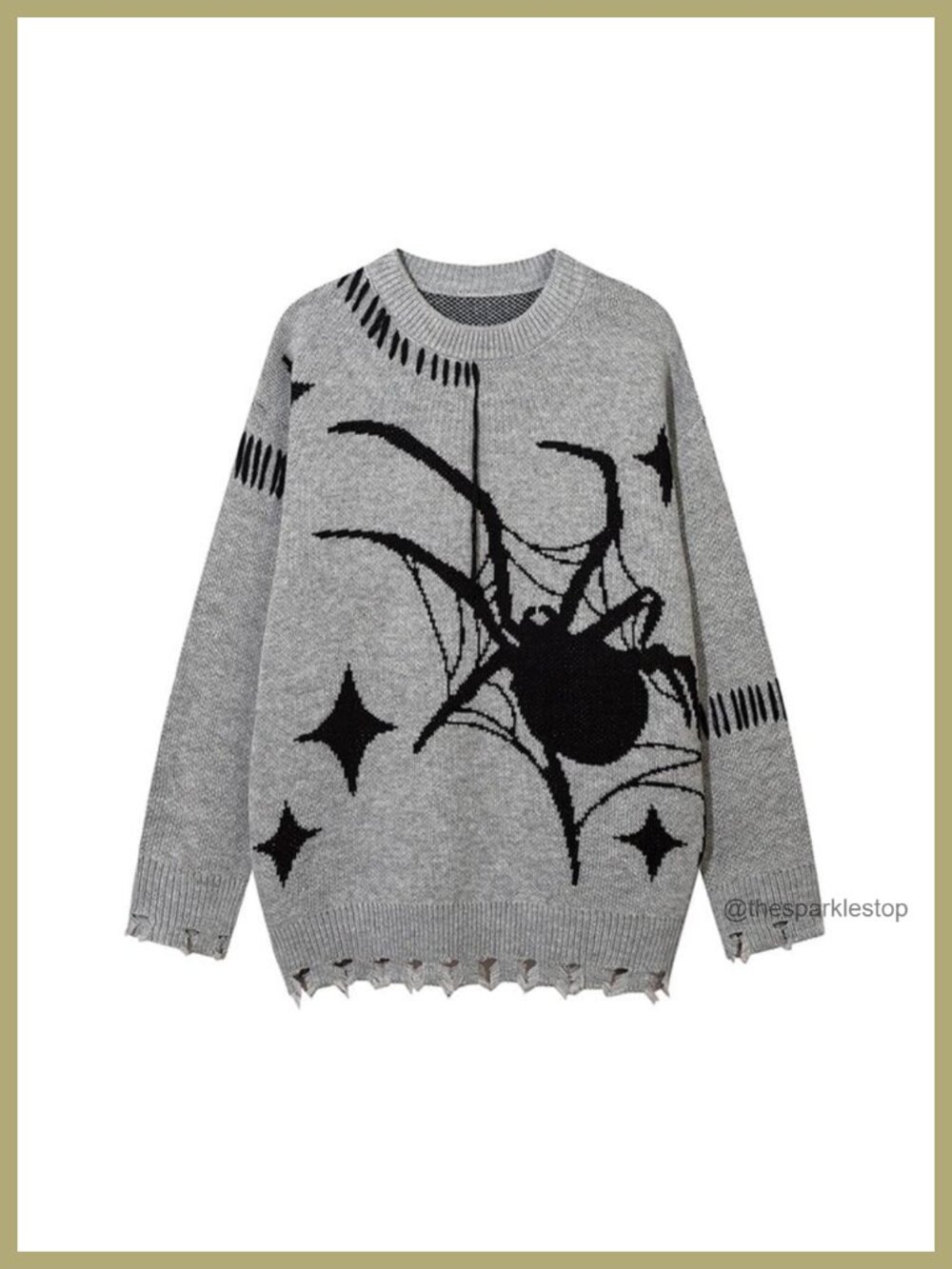 Y2k Crewneck Graphic Sweater Women Aesthetic Pullover